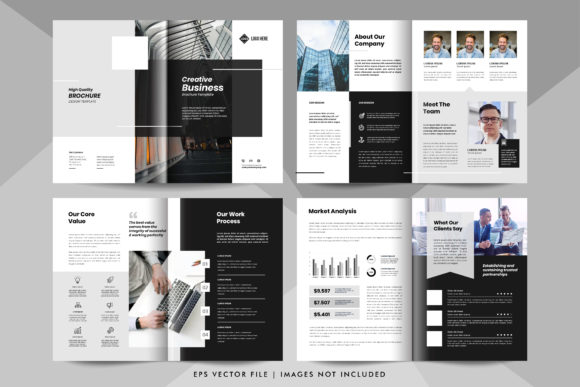 8 Pages Business Brochure Template for Professional Branding