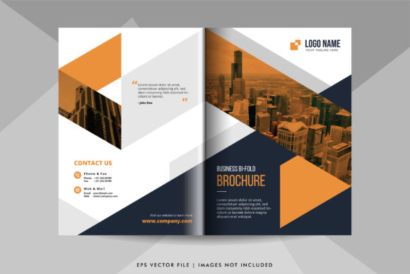 Abstract Brochure Layout Design for Modern Brands