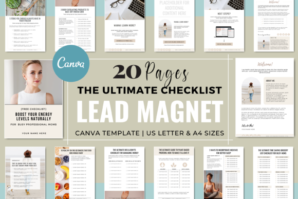 Canva Lead Magnet Checklist - Beige