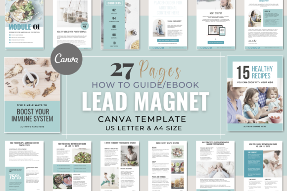 Canva Lead Magnet EBook - Pastel Blue