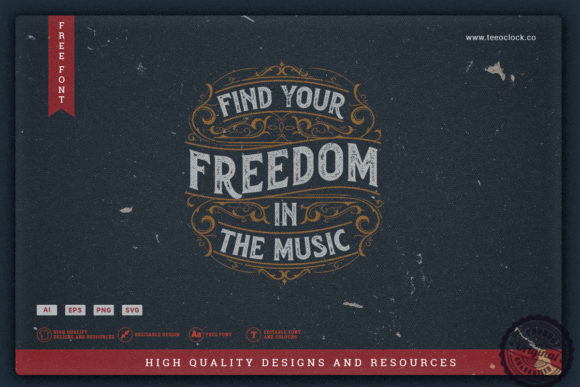 Find Your Freedom: A Bold Font for Creative Expression