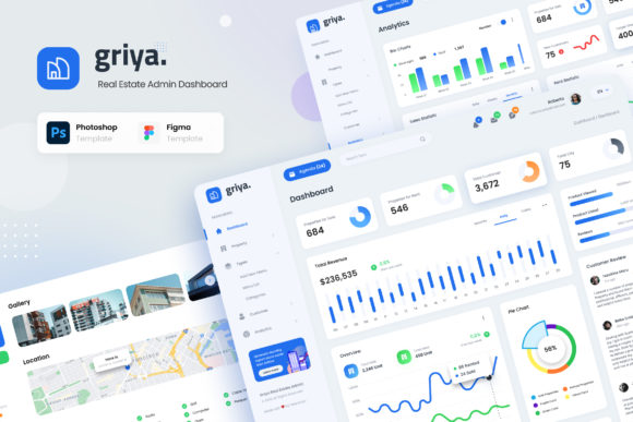 Griya - Real Estate Admin Dashboard UI