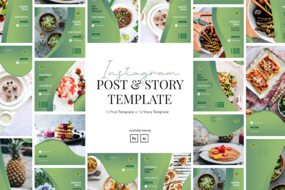 Healthy Food Instagram Puzzle