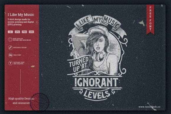 I Like My Music and Turn the Volume Up: The Ultimate Guide to a Screen-Print Ready Design