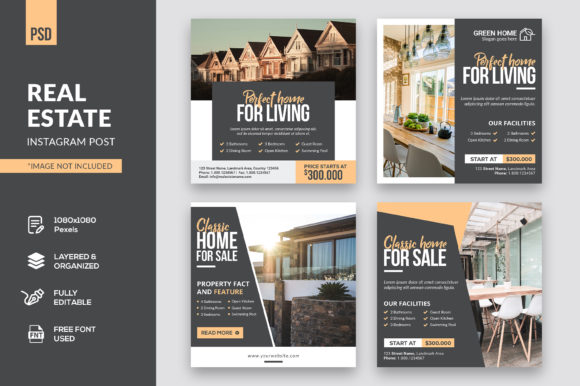 Mastering Real Estate Instagram Posts with a Professional PSD Template