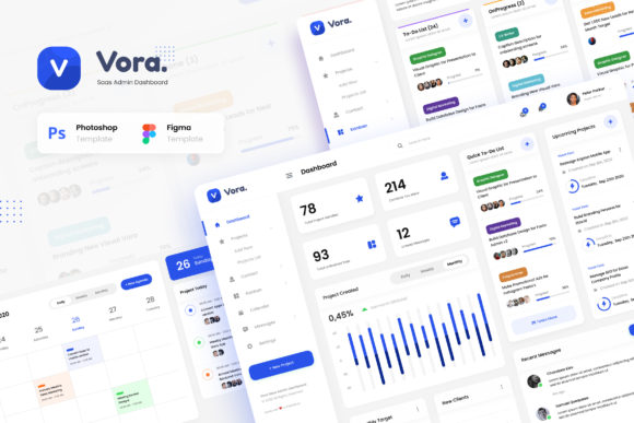 Vora - Saas Admin Dashboard UI Design